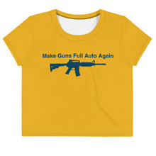 Load image into Gallery viewer, Make Guns Full Auto Cropped Tee