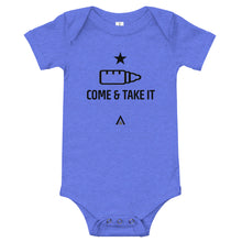 Load image into Gallery viewer, Come & Take It Baby Short Sleeve One Piece