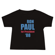 Load image into Gallery viewer, Vintage Ron Paul For President '88 Baby Jersey Short Sleeve Tee