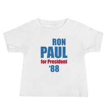 Load image into Gallery viewer, Vintage Ron Paul For President '88 Baby Jersey Short Sleeve Tee