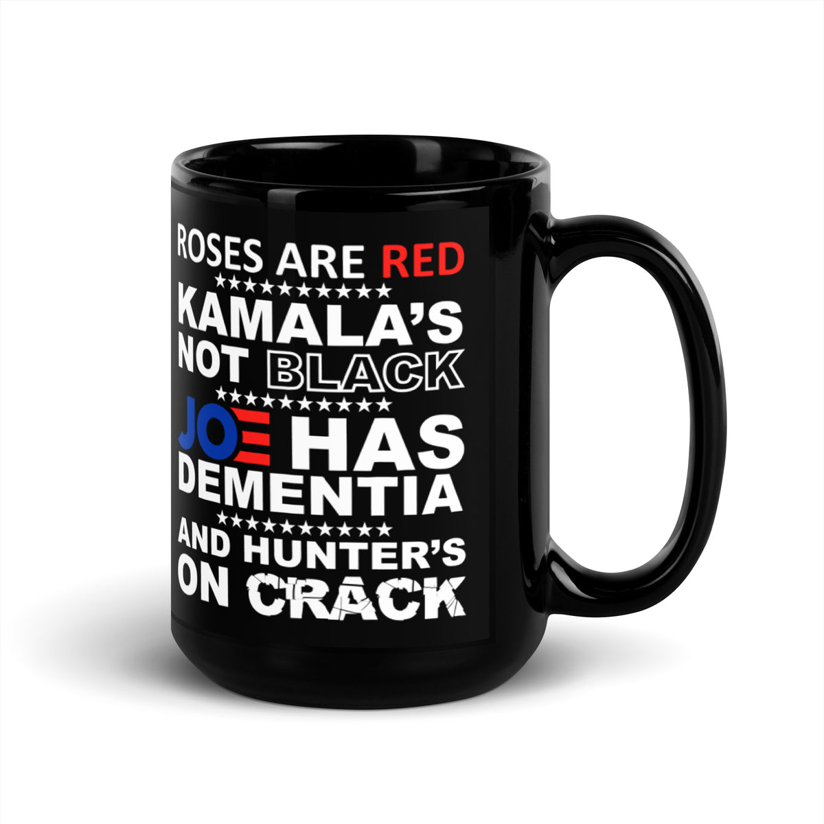 Roses Are Red True Crime Poetry Accent Coffee Mug, 11oz