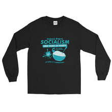 Load image into Gallery viewer, Socialism Cereal Box Men’s Long Sleeve Shirt