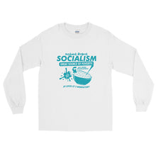 Load image into Gallery viewer, Socialism Cereal Box Men’s Long Sleeve Shirt