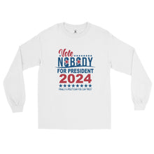 Load image into Gallery viewer, Vote Nobody Men’s Long Sleeve Shirt