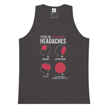 Load image into Gallery viewer, Types of Headaches Tank Top