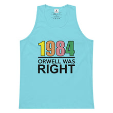 Load image into Gallery viewer, Orwell Was Right 80s Retro Tank Top