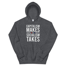 Load image into Gallery viewer, Capitalism Makes Socialism Takes Hoodie