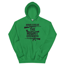 Load image into Gallery viewer, Arms Evolve The Right Remains The Same Hoodie