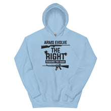Load image into Gallery viewer, Arms Evolve The Right Remains The Same Hoodie