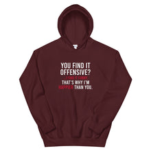 Load image into Gallery viewer, You Find It Offensive I Find It Funny Hoodie