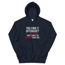 Load image into Gallery viewer, You Find It Offensive I Find It Funny Hoodie
