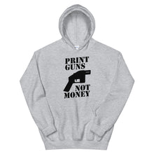 Load image into Gallery viewer, Print Guns, Not Money (black)