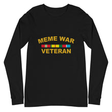 Load image into Gallery viewer, Meme War Vet Long Sleeve Tee