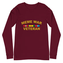 Load image into Gallery viewer, Meme War Vet Long Sleeve Tee