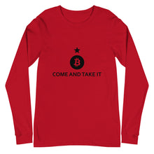 Load image into Gallery viewer, Come & Take It Bitcoin Long Sleeve Tee