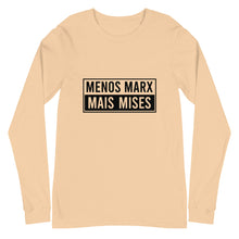 Load image into Gallery viewer, Menos Marx, Mais Mises Long Sleeve Tee