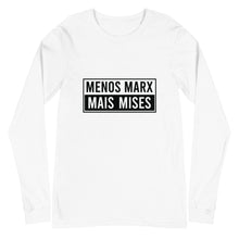 Load image into Gallery viewer, Menos Marx, Mais Mises Long Sleeve Tee