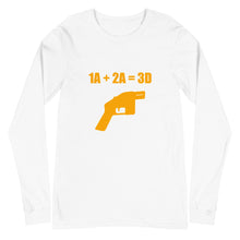 Load image into Gallery viewer, 1A + 2A = 3D Long Sleeve Tee