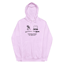 Load image into Gallery viewer, Technology Changes, Our Rights Don't Midweight Hoodie
