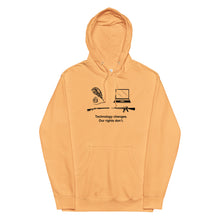 Load image into Gallery viewer, Technology Changes, Our Rights Don't Midweight Hoodie