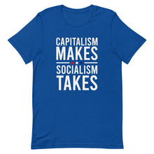 Load image into Gallery viewer, Capitalism Makes, Socialism Takes Tee