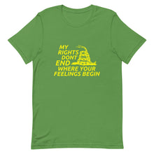 Load image into Gallery viewer, My Rights Don't End Where Your Feelings Begin Tee