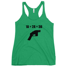 Load image into Gallery viewer, 1A+2A=3D Women's Racerback Tank Top
