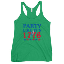 Load image into Gallery viewer, Party Like It's 1776 Women's Racerback Tank Top