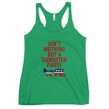 Load image into Gallery viewer, Aint Nothing But a Gangster Party Women's Racerback Tank Top