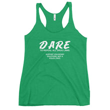Load image into Gallery viewer, D.A.R.E. to Repeal Women's Racerback Tank Top