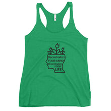 Load image into Gallery viewer, Decentralize Your Mind Women's Racerback Tank Top
