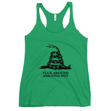 Load image into Gallery viewer, Fuck Around & Find Out Women's Racerback Tank Top