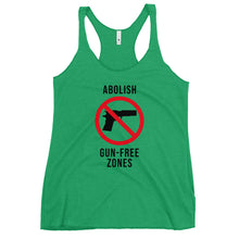 Load image into Gallery viewer, Gun-Free Zones Women's Racerback Tank Top