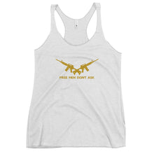 Load image into Gallery viewer, Free Men Don't Ask Women's Racerback Tank
