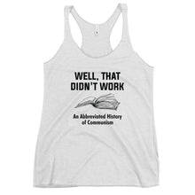 Load image into Gallery viewer, Well, That Didn't Work Hoodie Women's Racerback Tank Top