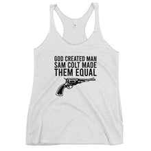 Load image into Gallery viewer, Sam Colt Made Them Equal Women's Racerback Tank Top