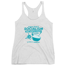 Load image into Gallery viewer, Socialism Cereal Box Women's Racerback Tank Top