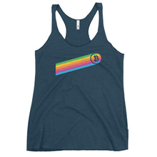 Load image into Gallery viewer, Bitcoin Rainbow Women's Racerback Tank Top