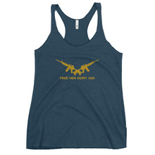 Load image into Gallery viewer, Free Men Don't Ask Women's Racerback Tank