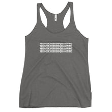 Load image into Gallery viewer, ABCDFUCKJOEBIDENPQRSTUVWXYZ Women's Racerback Tank Top