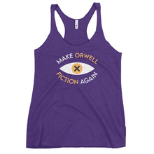 Load image into Gallery viewer, Make Orwell Fiction Again Women's Racerback Tank