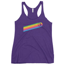 Load image into Gallery viewer, Bitcoin Rainbow Women's Racerback Tank Top