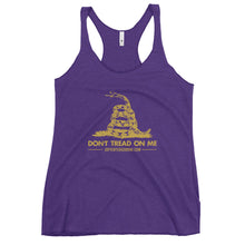 Load image into Gallery viewer, Don't Tread On Me Women's Racerback Tank Top