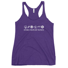 Load image into Gallery viewer, Evolution of Money Women's Racerback Tank Top