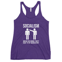 Load image into Gallery viewer, Ideas So Good They Have To Be Mandatory Women's Racerback Tank Top