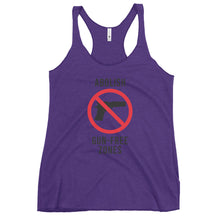 Load image into Gallery viewer, Gun-Free Zones Women's Racerback Tank Top