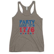 Load image into Gallery viewer, Party Like It's 1776 Women's Racerback Tank Top