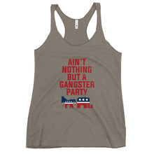 Load image into Gallery viewer, Aint Nothing But a Gangster Party Women's Racerback Tank Top
