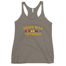 Load image into Gallery viewer, Meme War Veteran Women's Racerback Tank Top
