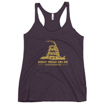 Load image into Gallery viewer, Don't Tread On Me Women's Racerback Tank Top